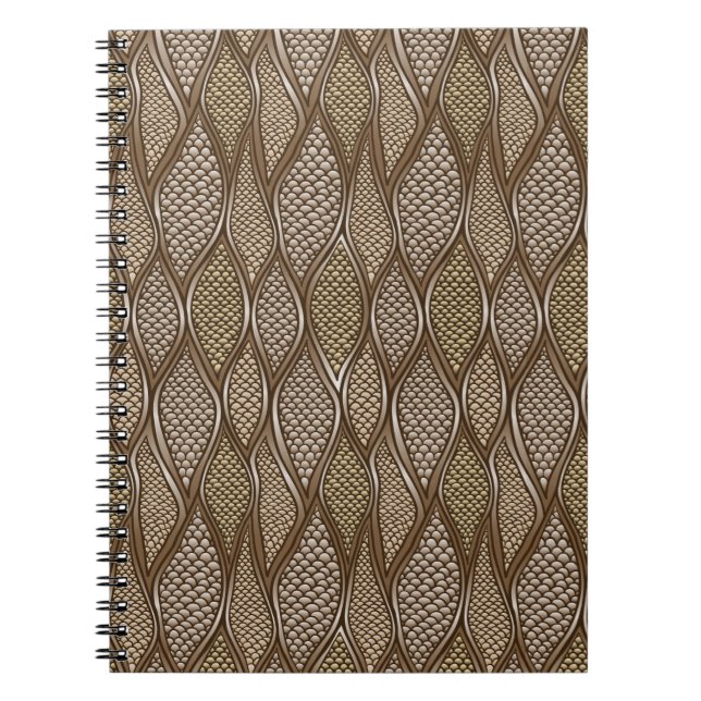 Stylised snake skin notebook (Front)