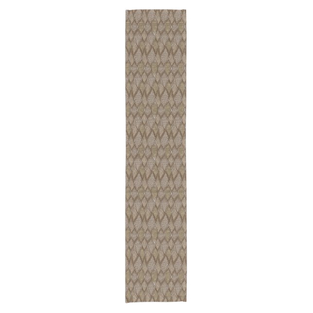Stylised snake skin short table runner (Front)