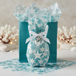 Stylised Starfish & Sand Dollars Pattern#25 ID1009 Tissue Paper