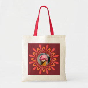 Stylised Sun with YOUR PHOTO tote bags