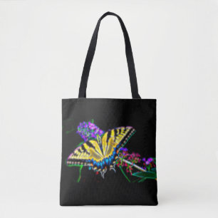 Stylised Swallowtail Butterfly Tote Bag