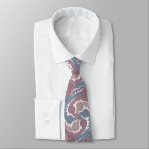 Stylised Swirling Hares Tesselation 1 NT Tie