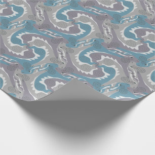 Stylised Swirling Hares Tesselation 3 Wrapping P Paper