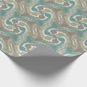 Stylised Swirling Hares Tesselation 4 Wrapping P Paper