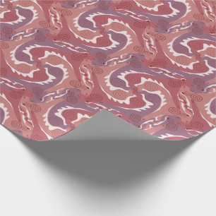 Stylised Swirling Hares Tesselation 8 Wrapping P Paper