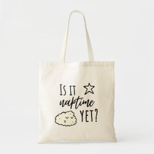 Stylised Text & Cute Black Sheep Tote Bag