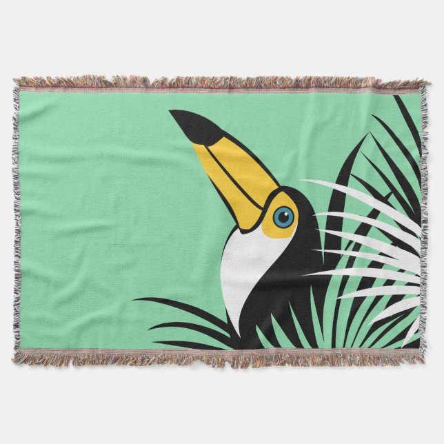 Stylised Toco Toucan Blanket (Front)