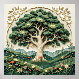 Stylised Tree #1   Poster