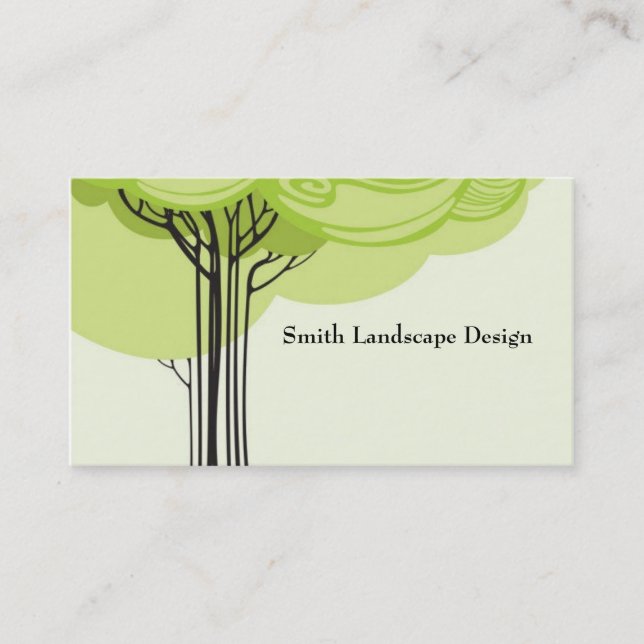 Stylised Tree Business Card (Front)