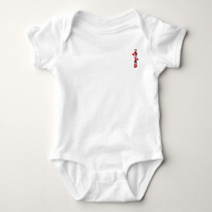 Stylised Trinidad Hearts Baby Bodysuit