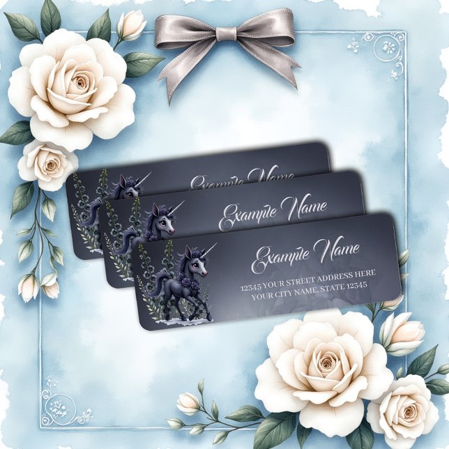 Stylised unicorn in floral splendour.  (Creator Uploaded)