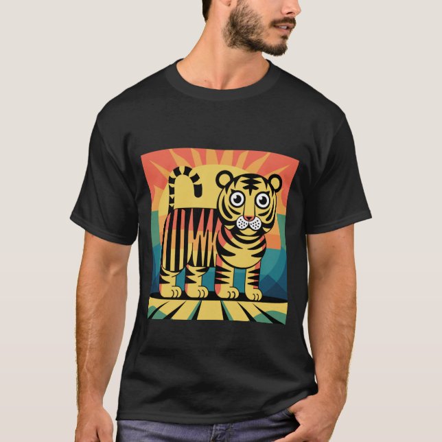 Stylised wildlife T-shirt (Front)