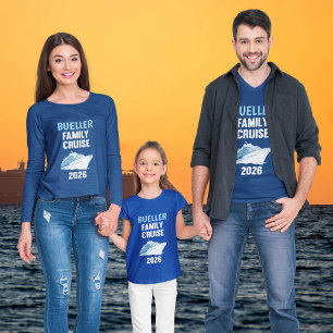 Stylish 2026 Family Cruise Matching Group Tee