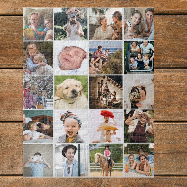 Stylish 20 Photo Collage Jigsaw Puzzle (Creator Uploaded)