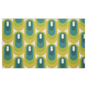 stylish 60s  70s retro mod fabric