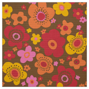 stylish 60s 70s retro mod fabric