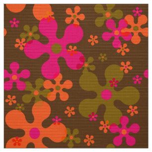 stylish 60s 70s retro mod fabric