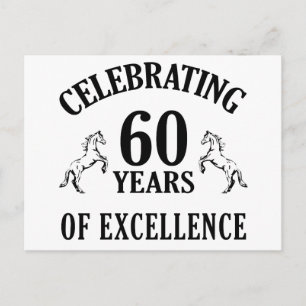 Stylish 60th Birthday Gift Ideas Postcard