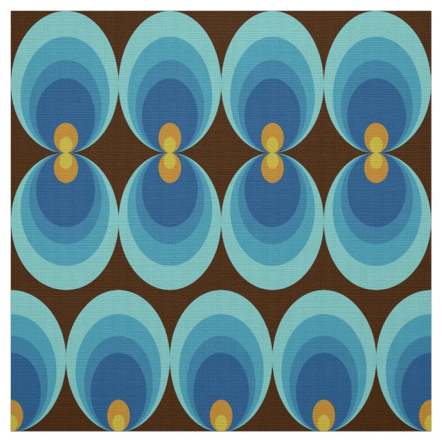 stylish  70s 60s retro mod fabric (Swatch)