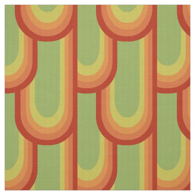 stylish  70s retro mod fabric (Swatch)