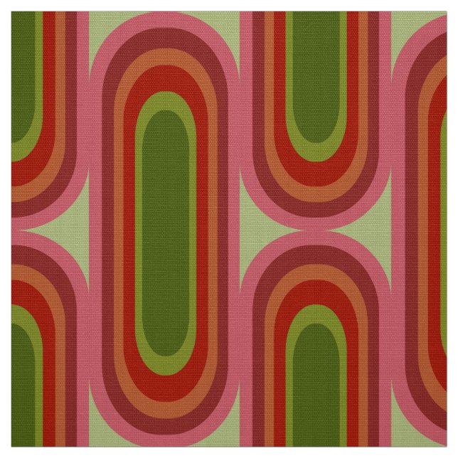 stylish  70s retro mod fabric (Swatch)