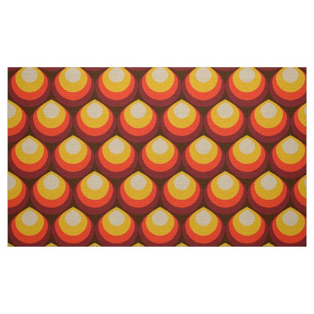 stylish  70s retro mod fabric (Fat Quarter)