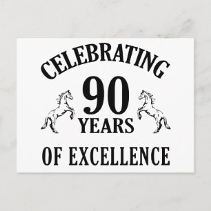 Stylish 90th Birthday Gift Ideas Postcard