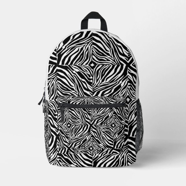 Stylish Abstract Animal Pattern Daypack for Travel Printed Backpack (Front)