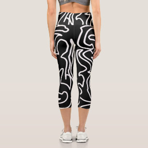 Stylish Abstract Art Leggings Sport Tights