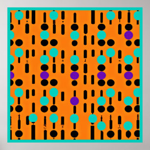 Stylish Abstract Pattern Design Poster