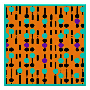 Stylish Abstract Pattern Design Poster