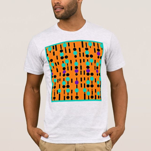 Stylish Abstract Pattern Design T-Shirt (Front)