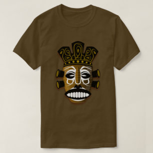STYLISH AFRICAN TRIBAL MASK ILLUSTRATION T-Shirt