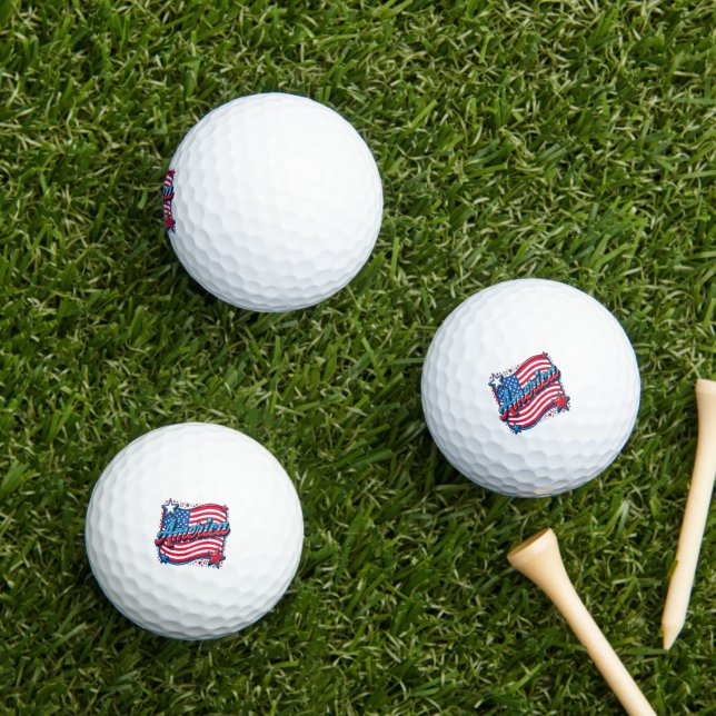 Stylish America Golf Balls (Insitu Grass)