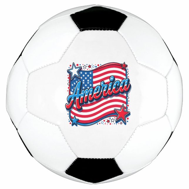 Stylish America Soccer Ball (Front)
