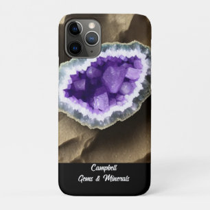 Stylish Amethyst Geode Custom  Case-Mate iPhone Case