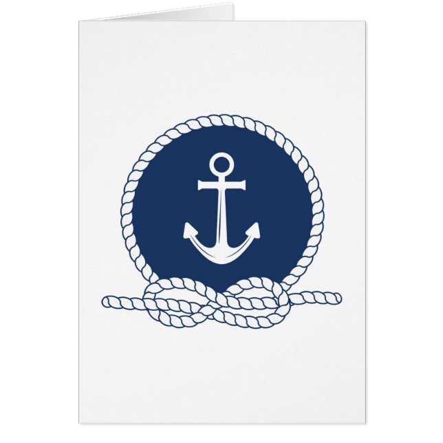 Stylish Anchor And Rope (Front)