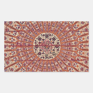 Stylish and Chic Morocco Patern Rectangular Sticker