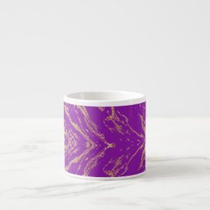 Stylish and Elegent Golden Marble pattern Espresso Cup