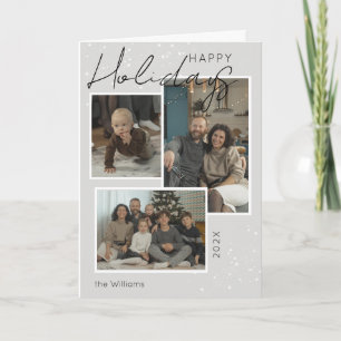 Stylish and Minimalistic Photos Holidays Holiday Card