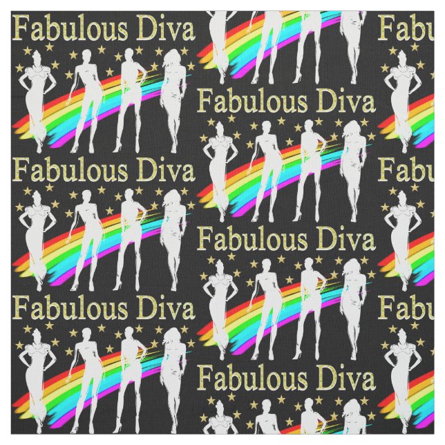 STYLISH AND MODERN FABULOUS DIVA FABRIC (Swatch)