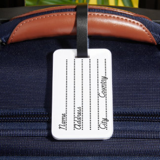 Stylish and Resistant Tag