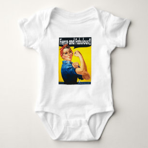 Stylish and Trendy Fierce and Fabulous Baby Bodysuit