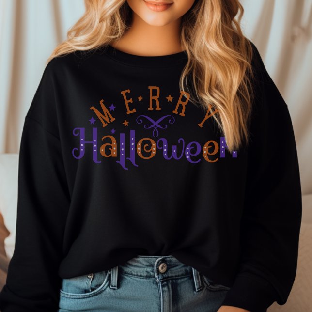 Stylish and Trendy Merry Halloween Sweatshirt (Stylish and Trendy Merry Halloween Sweatshirt)