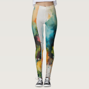 "Stylish and Vibrant: Explore our All-Over Leggings