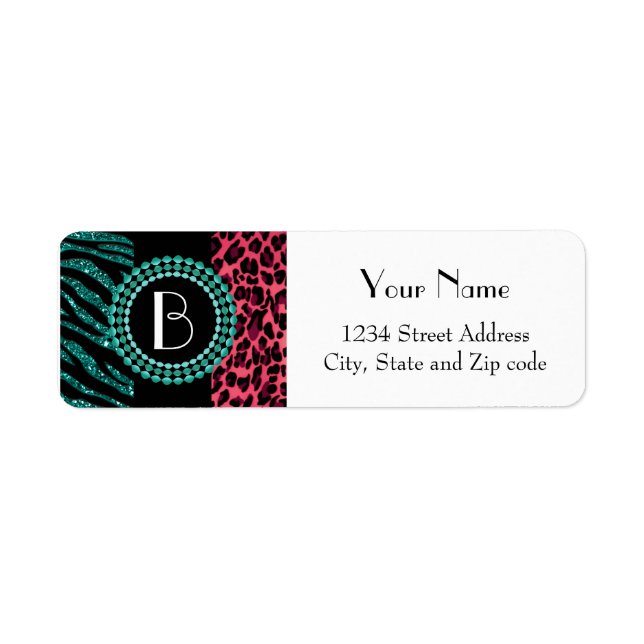 Stylish Animal Prints Zebra and Leopard Patterns (Front)