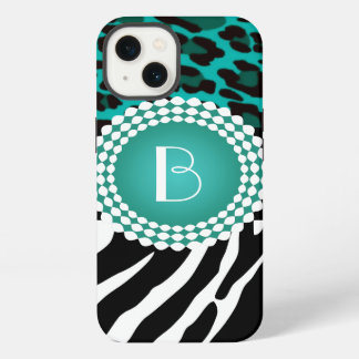 Stylish Animal Prints Zebra and Leopard Patterns iPhone 13 Case