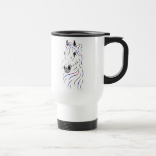 Stylish Arabian Horse Travel Mug