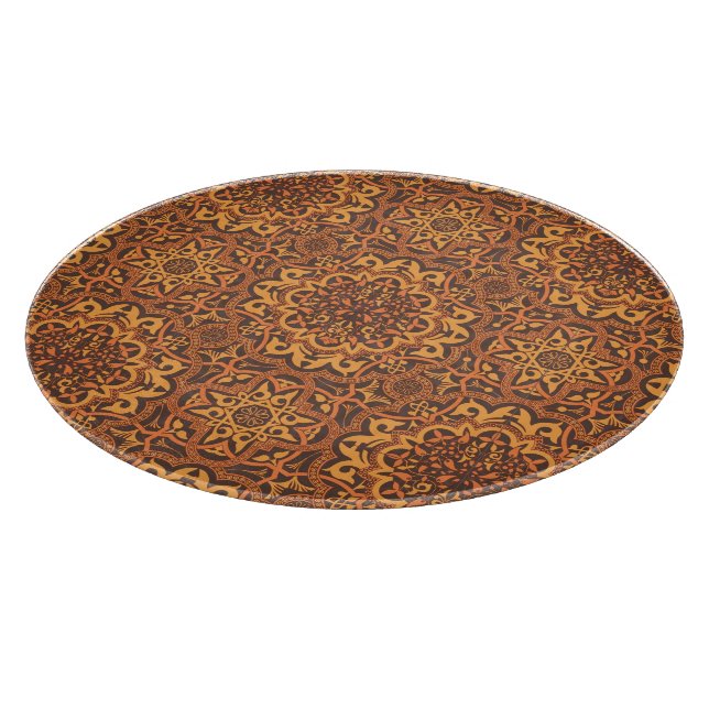 Stylish arabic ornament cutting board (Corner)