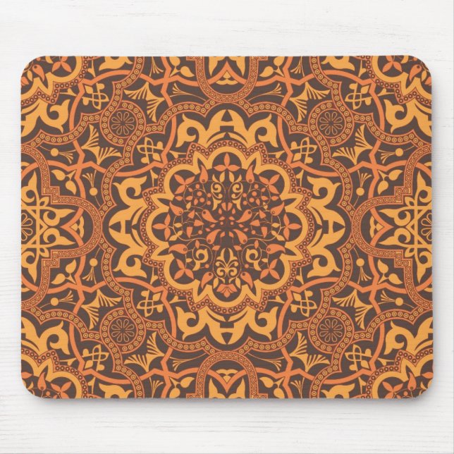 Stylish arabic ornament mouse pad (Front)